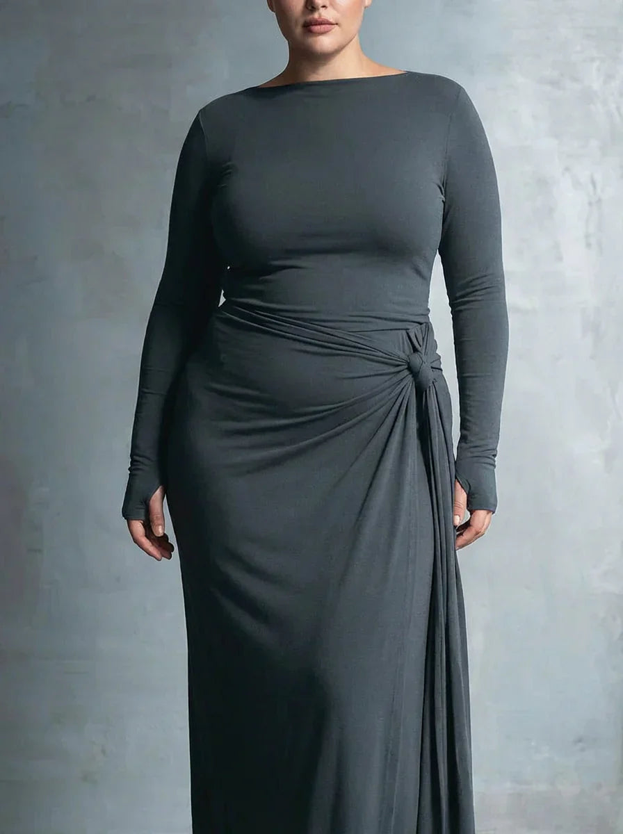Naiara ❘ Maxi dress with side knot