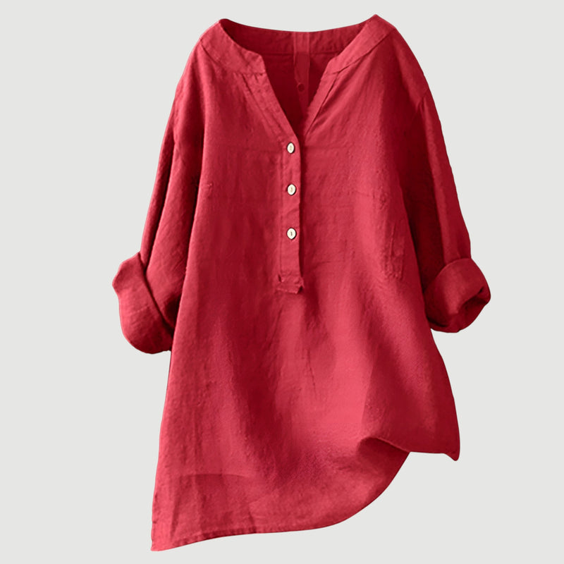 Elvie | Comfortable Casual Linen Blouse