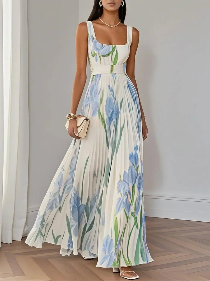 Raelynn | Elegant Pleated Maxi Dress