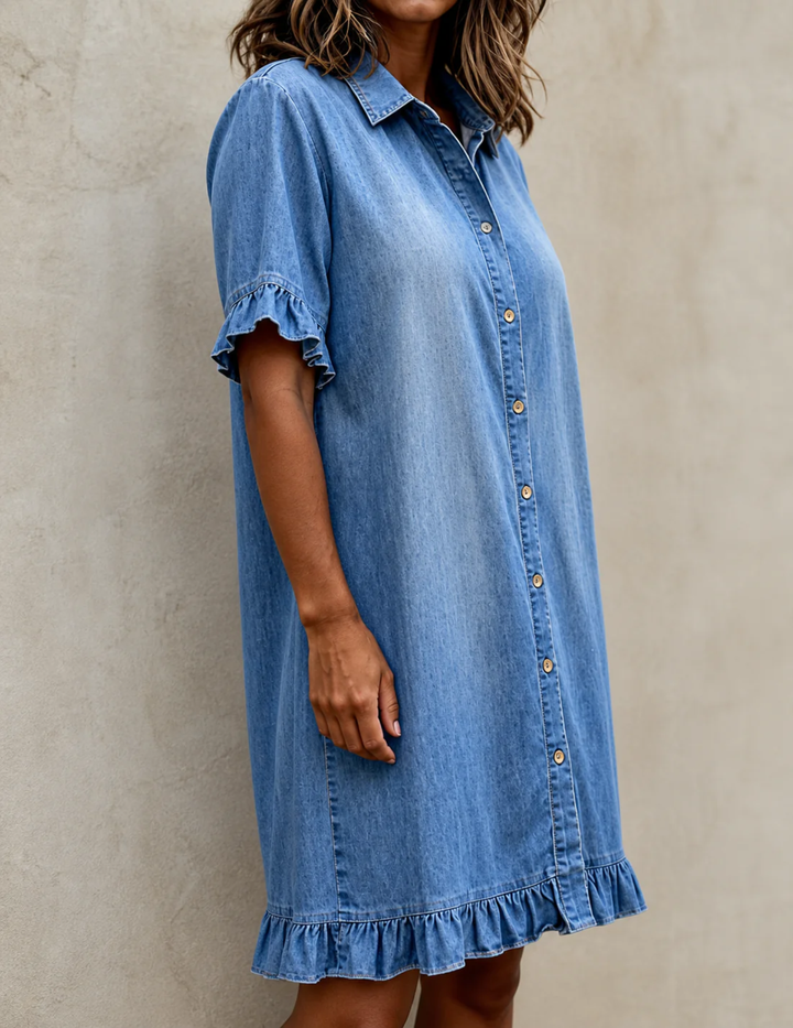 Lilian | Everyday Denim Midi Dress