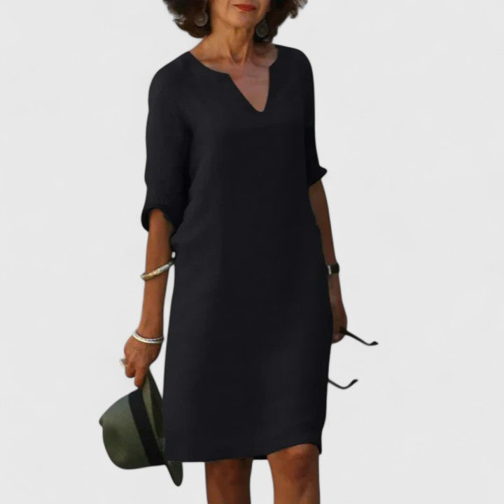 Thalia | Elegant V-Neck Dress