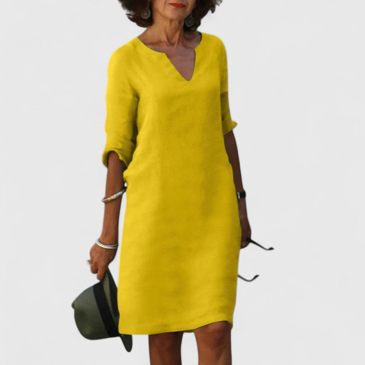Thalia | Elegant V-Neck Dress