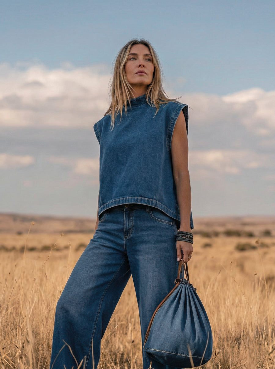 Merlina | Loose Set with Wide Trousers