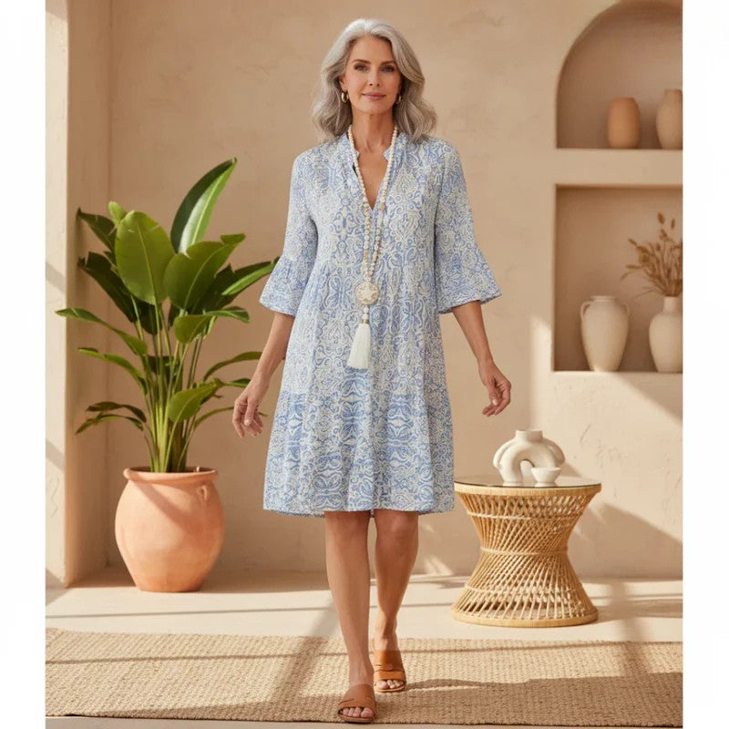 Alina | Elegant Boho Mini Dress