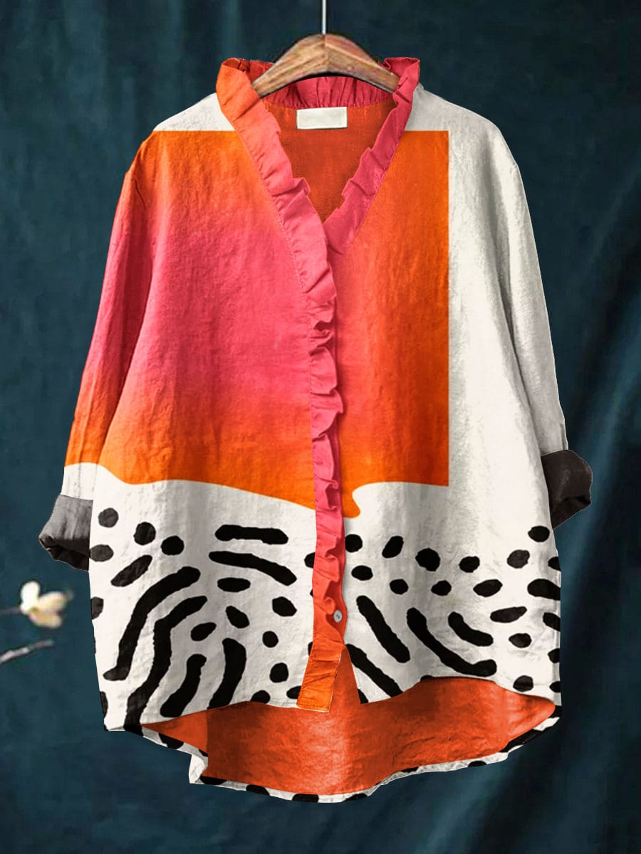 Alina | Modern Art Blouse