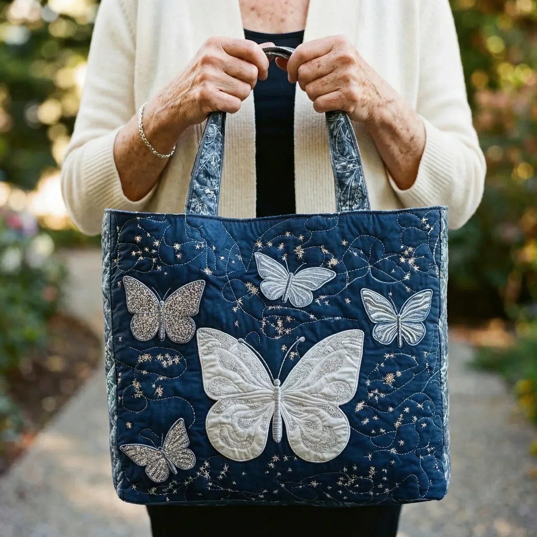 Meagan | Butterfly Print Handmade Bag