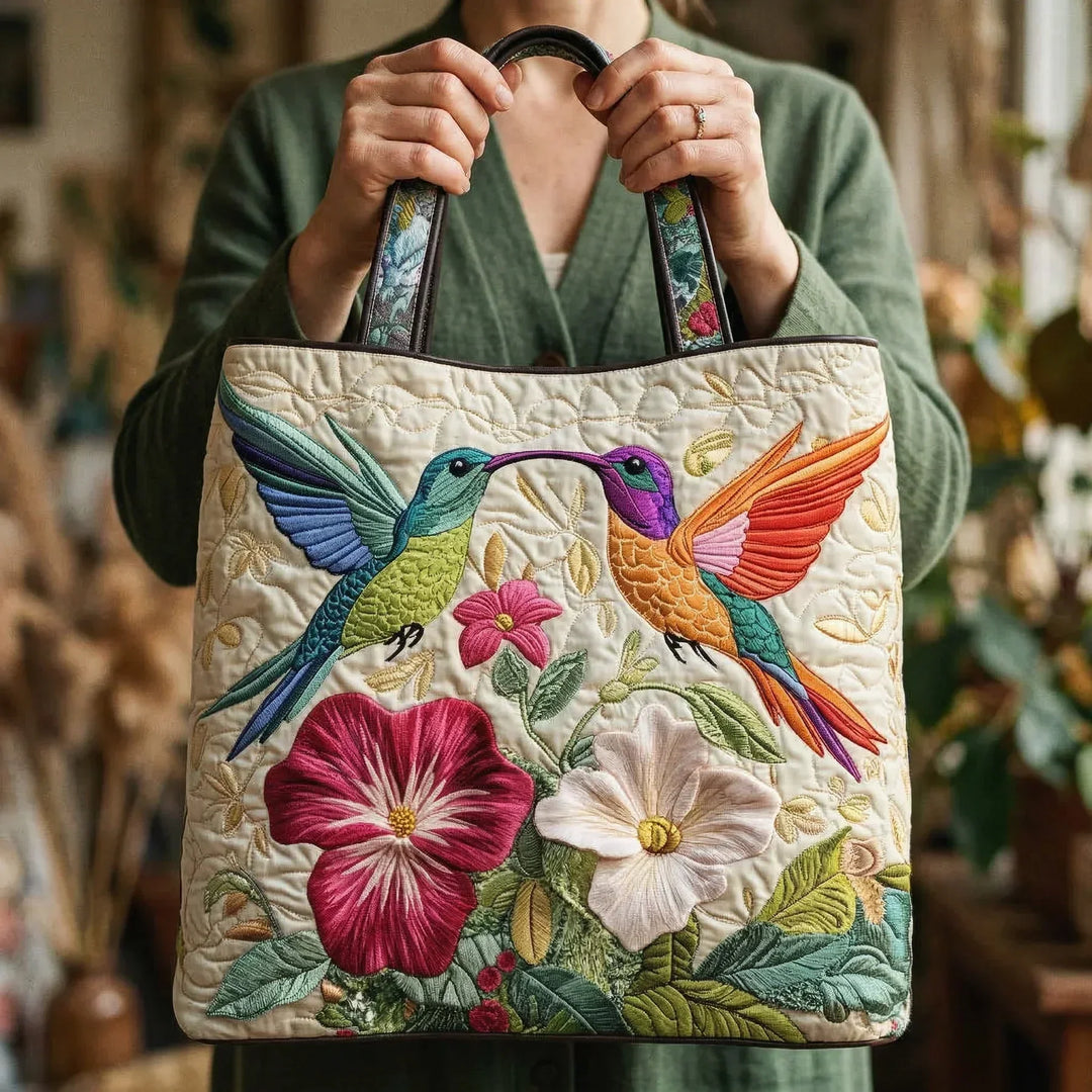 Nadine | Love Birds Print Handmade Bag
