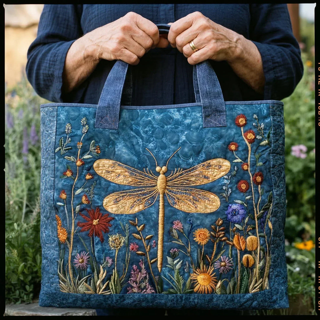 Josie | Dragonfly Print Handmade Bag