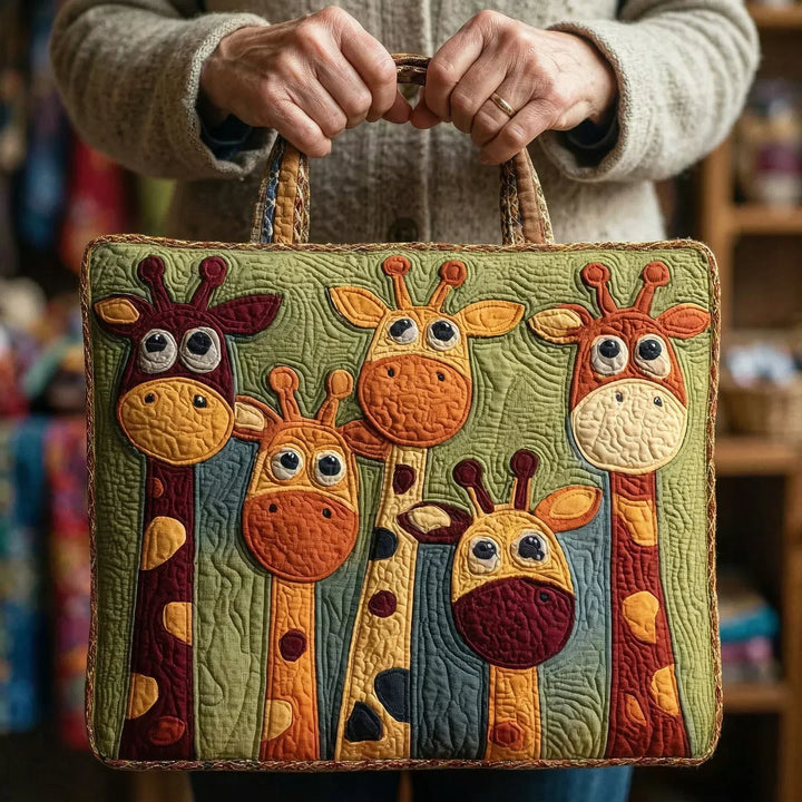 Ereen | Cute Giraffe Print Handmade Bag