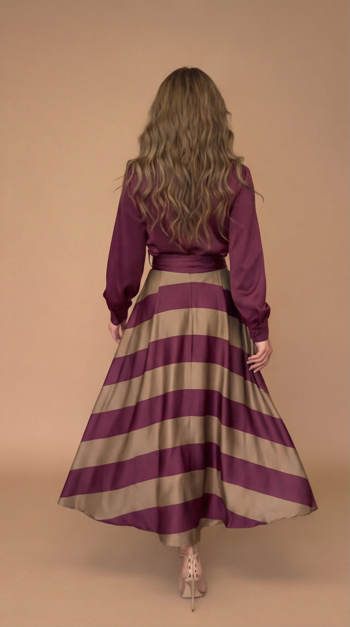 Mila | Striped Maxi Dress