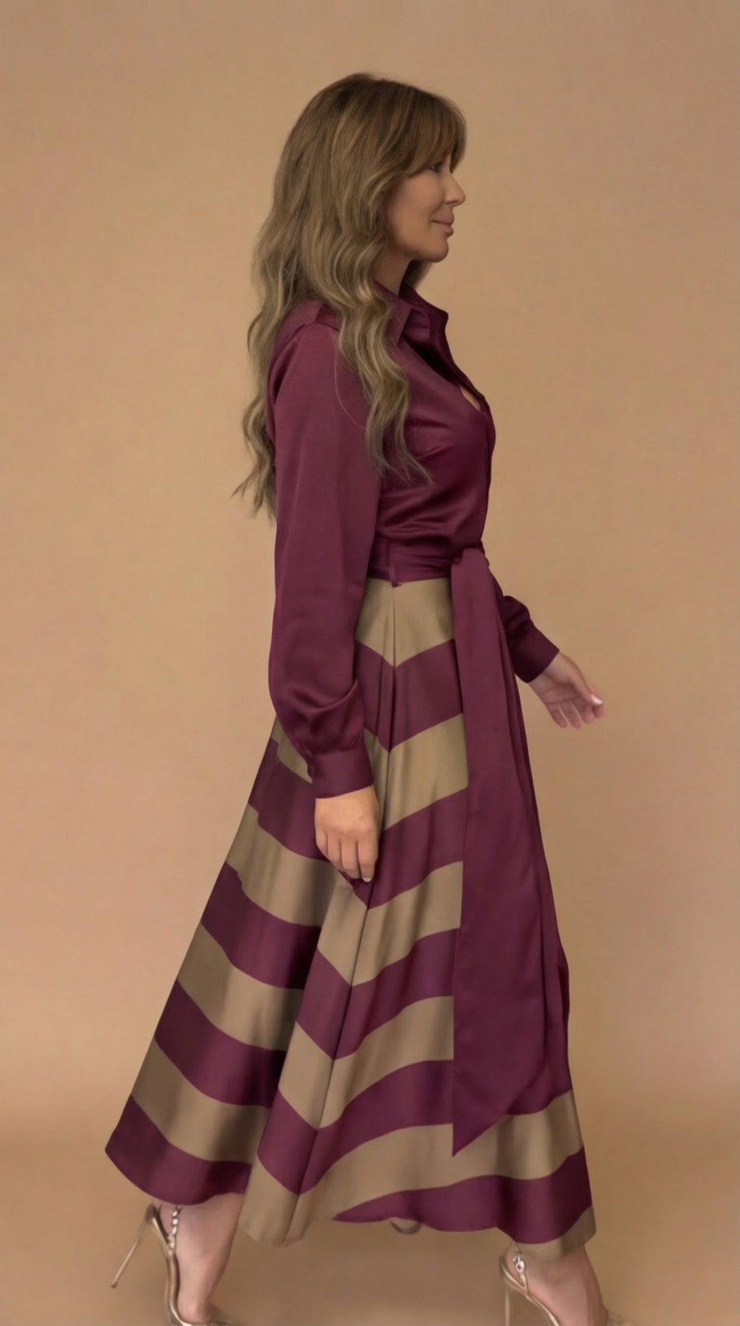 Mila | Striped Maxi Dress