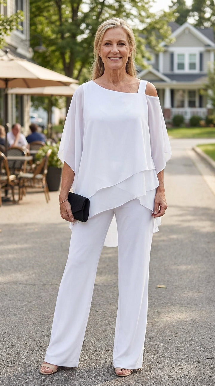 Valerie | Soft Drape Two-Piece Set – Effortless Polish, All-Day Comfort