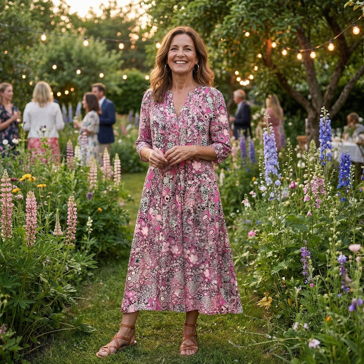 Leonora | Elegant Floral Summer Dress