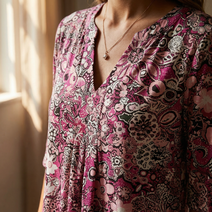 Leonora | Elegant Floral Summer Dress