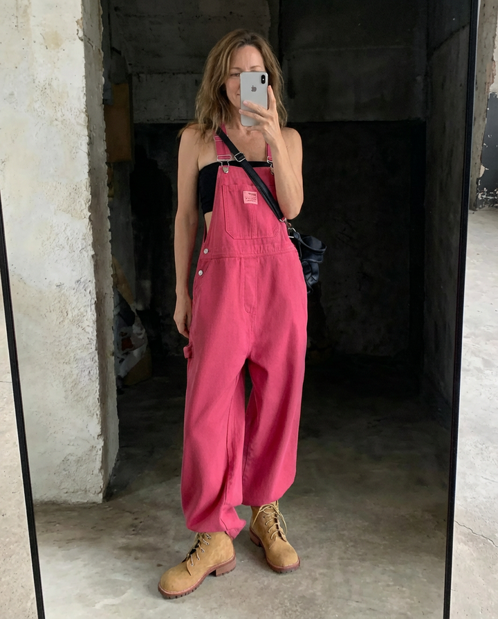 Naomi | Modern Loose-Fit Denim Overalls