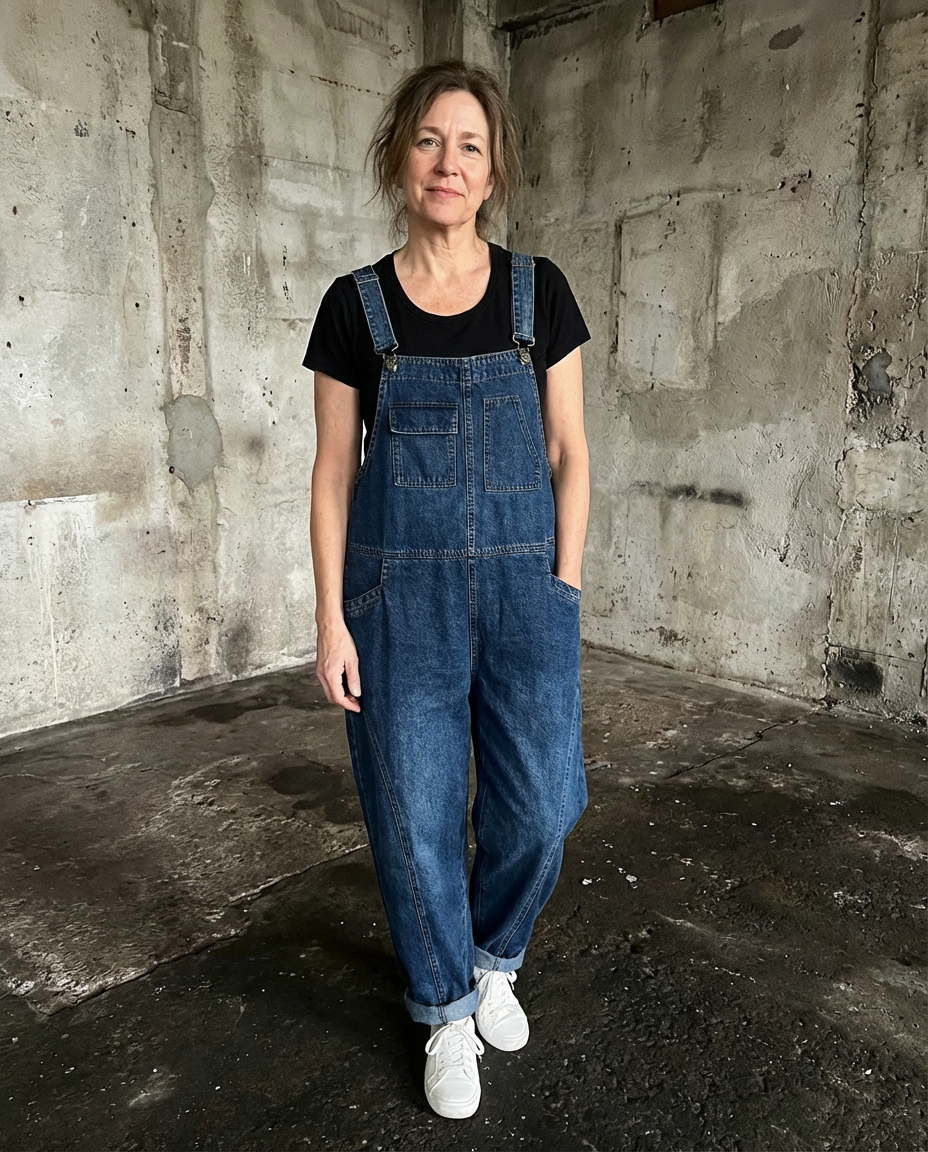 Harper | Vintage Baggy Bib Overalls