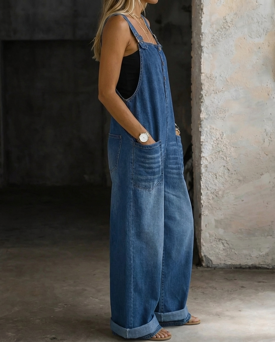 Madeline | Everyday Pocket Bib Jumpsuit