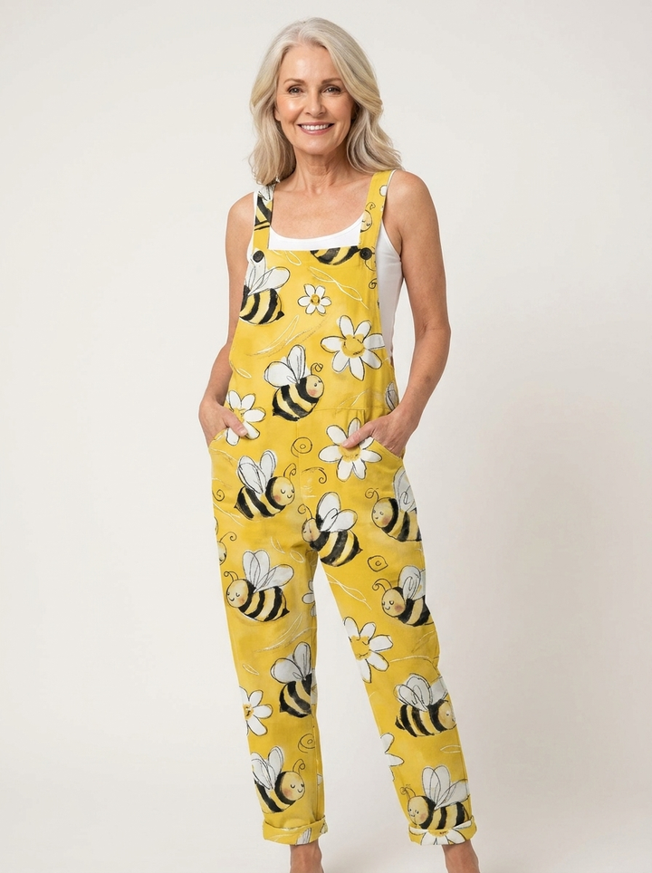 Victoria | Comfortable Printed Overalls