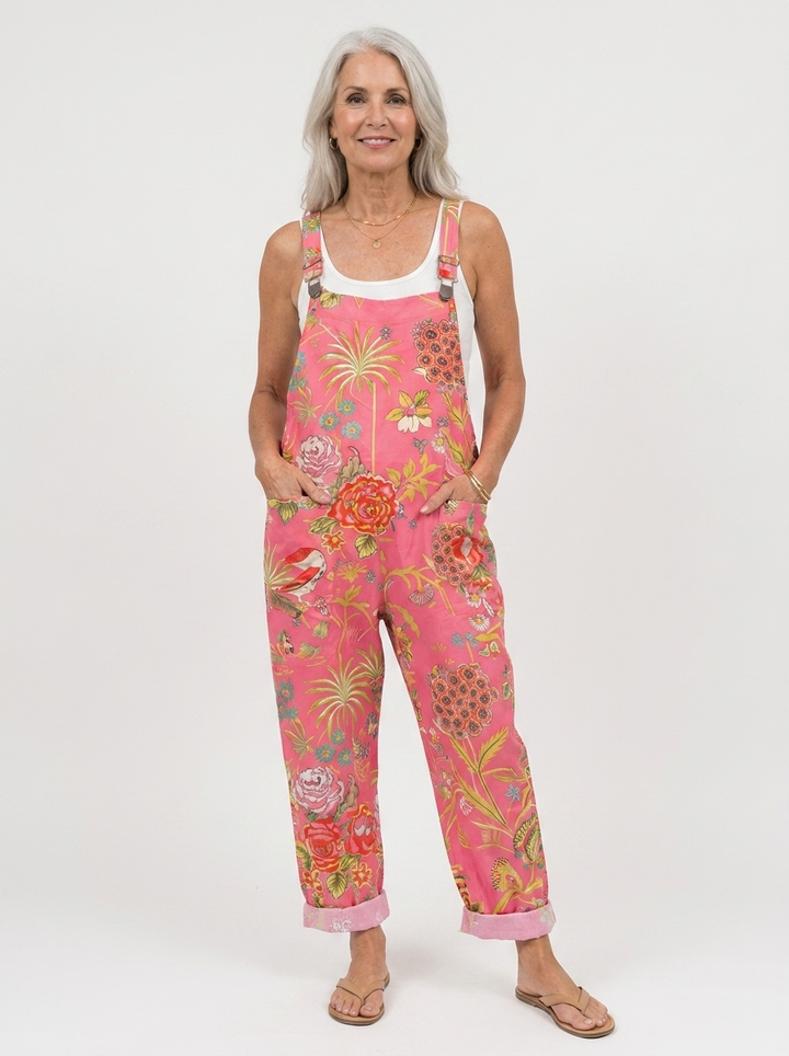Kimberly | Comfortable Printed Overalls