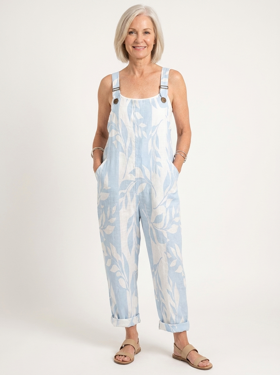 Allison | Comfortable Printed Overalls