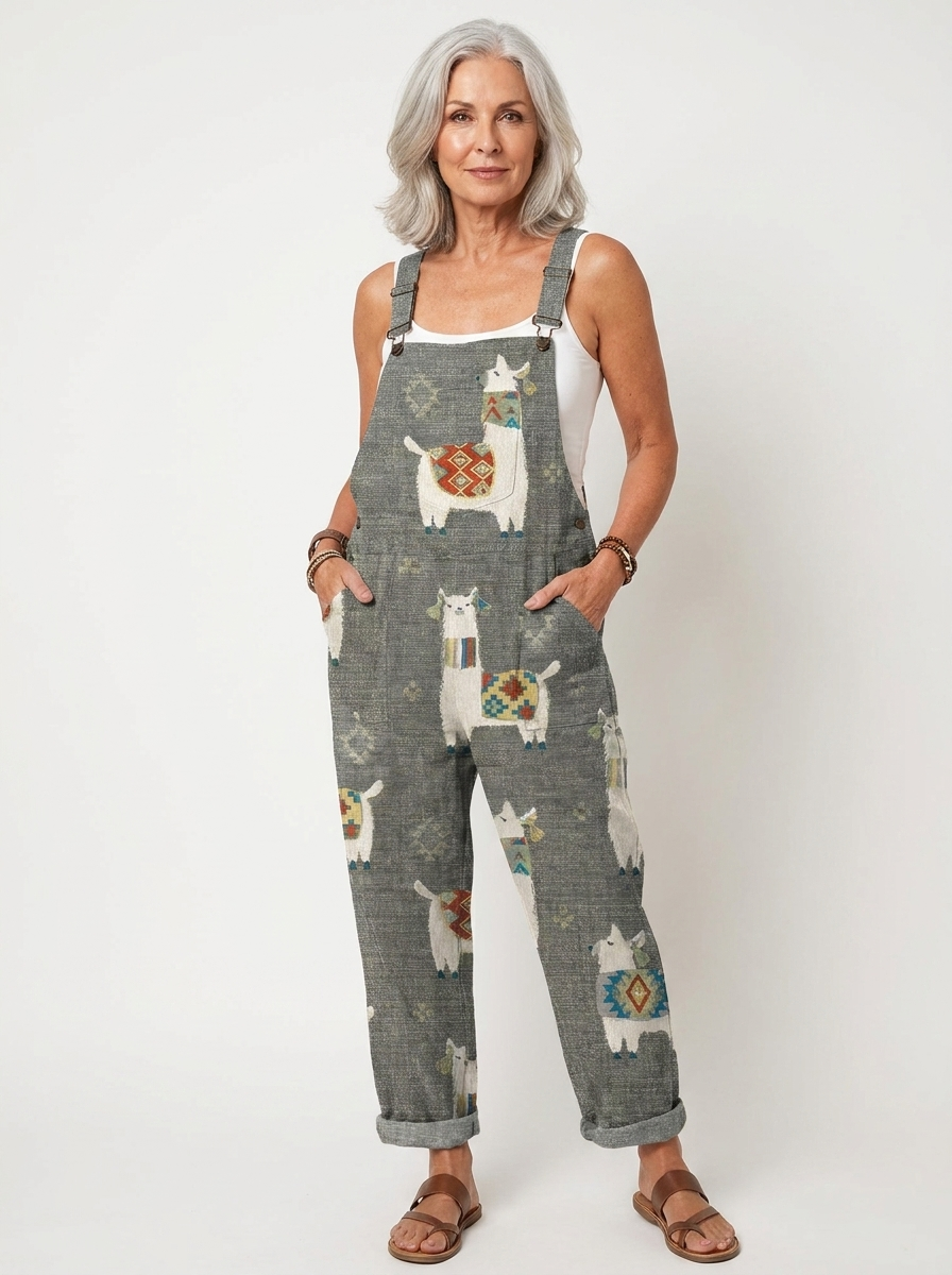 Nicole | Comfortable Printed Overalls