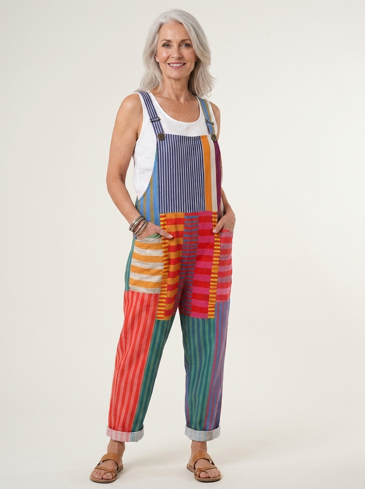 Melissa | Comfortable Printed Overalls