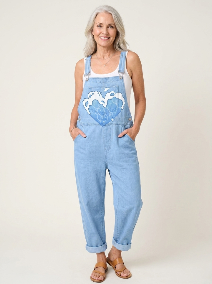 Elaine | Comfortable Printed Overalls
