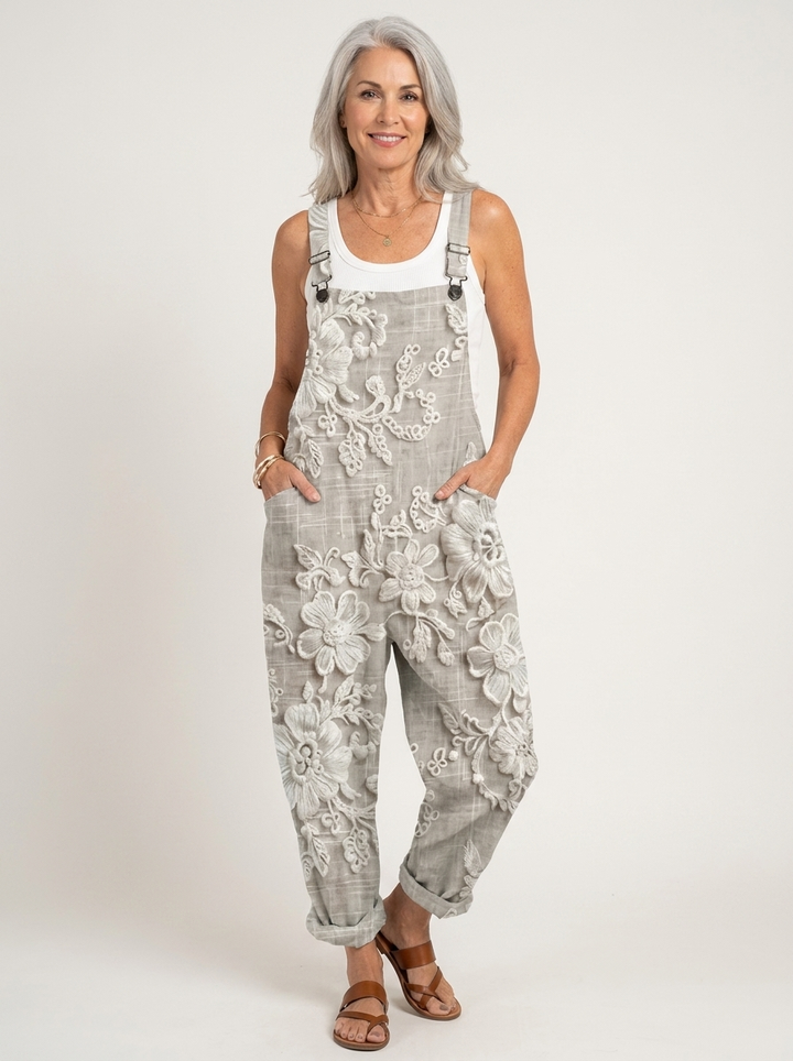 Carrie | Comfortable Printed Overalls
