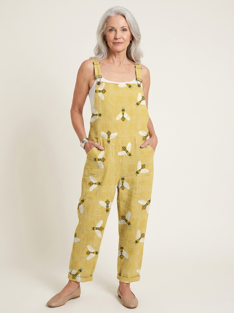 Allison | Comfortable Printed Overalls