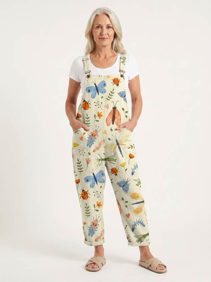 Tiffany | Comfortable Printed Overalls