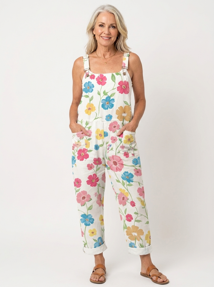 Karen | Comfortable Printed Overalls