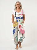 Cynthia | Comfortable Printed Overalls