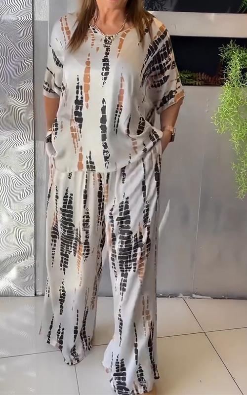 Marie | Printed Two-Piece Set