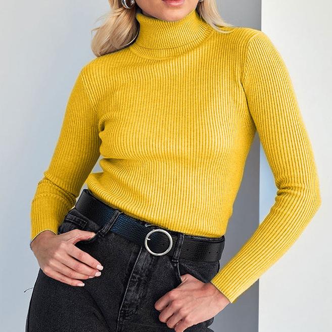 Maeva | Ribbed Turtleneck Jumper