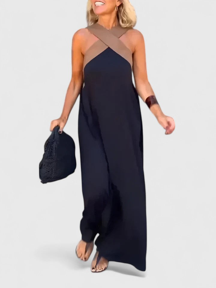 Angel | Elegant Halter Maxi Dress