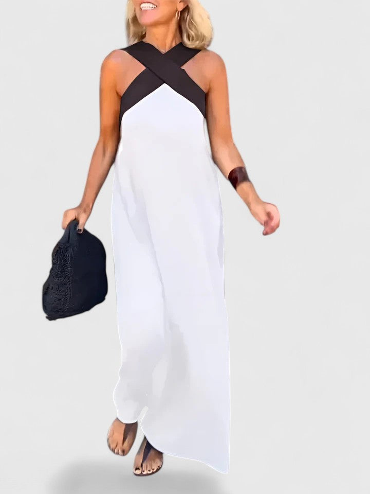 Angel | Elegant Halter Maxi Dress