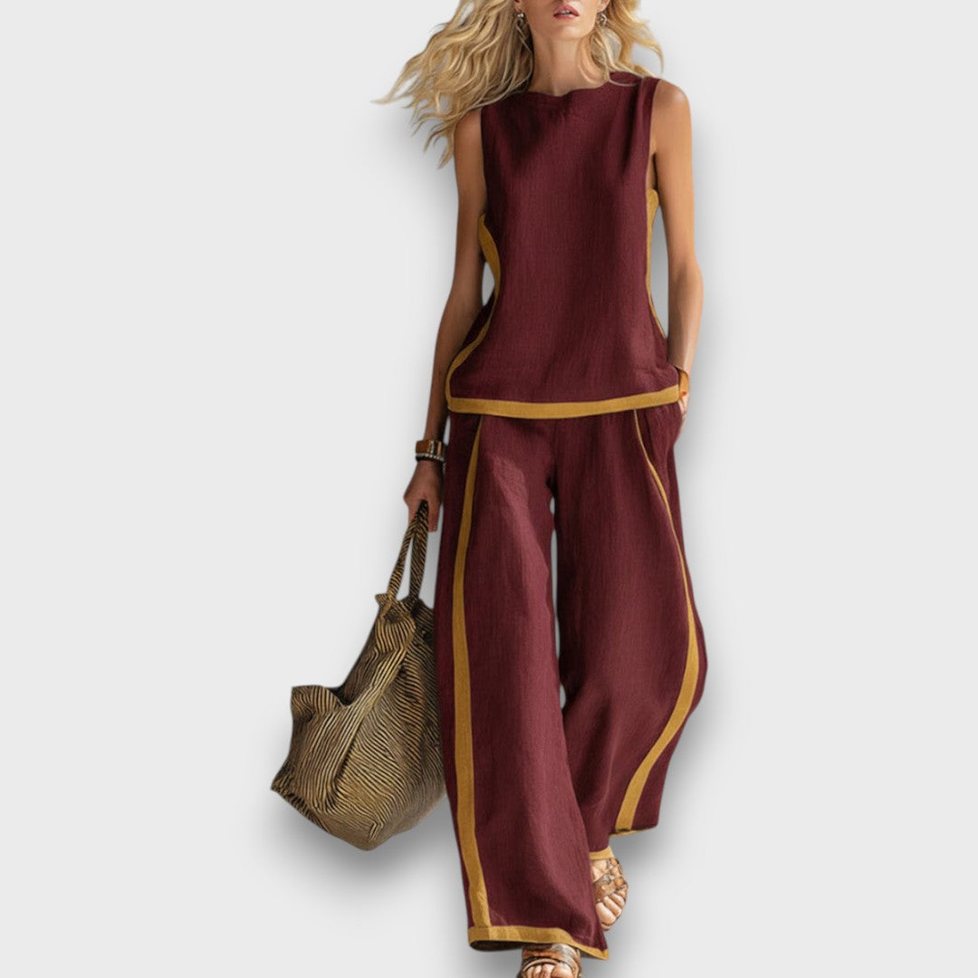 Aurene | Two piece Linen Set