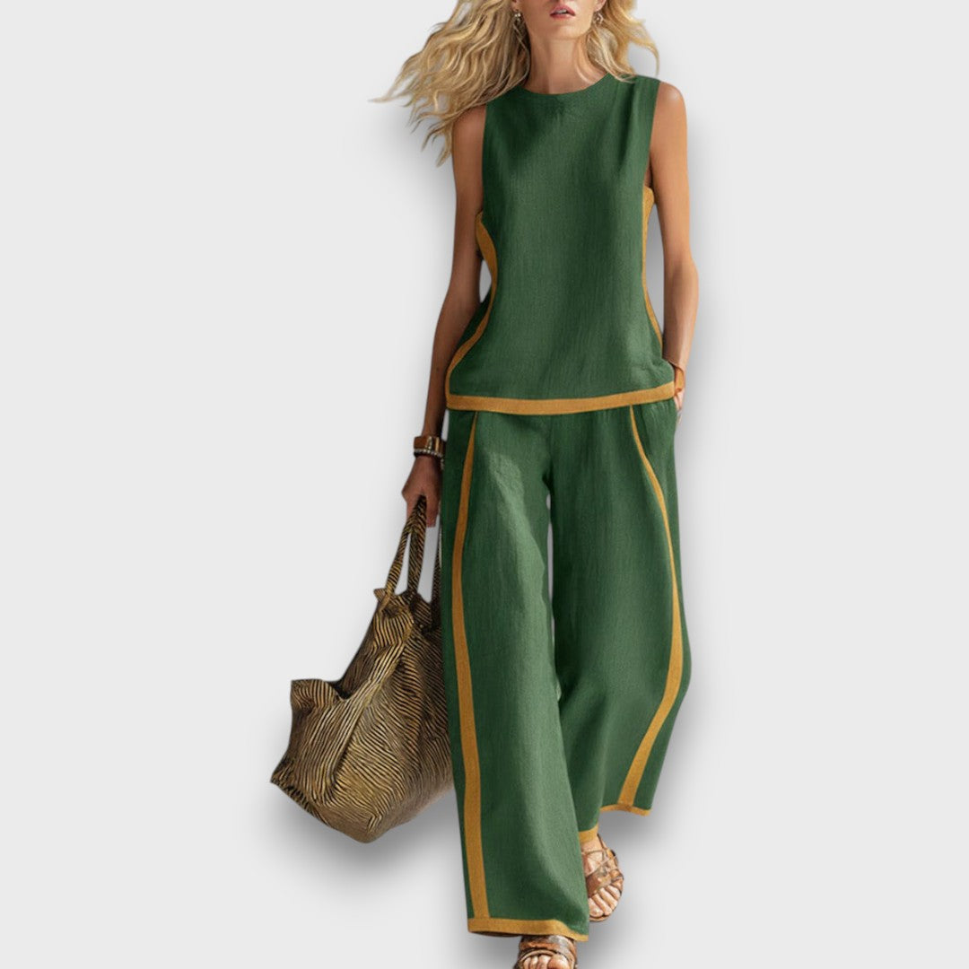 Aurene | Two piece Linen Set