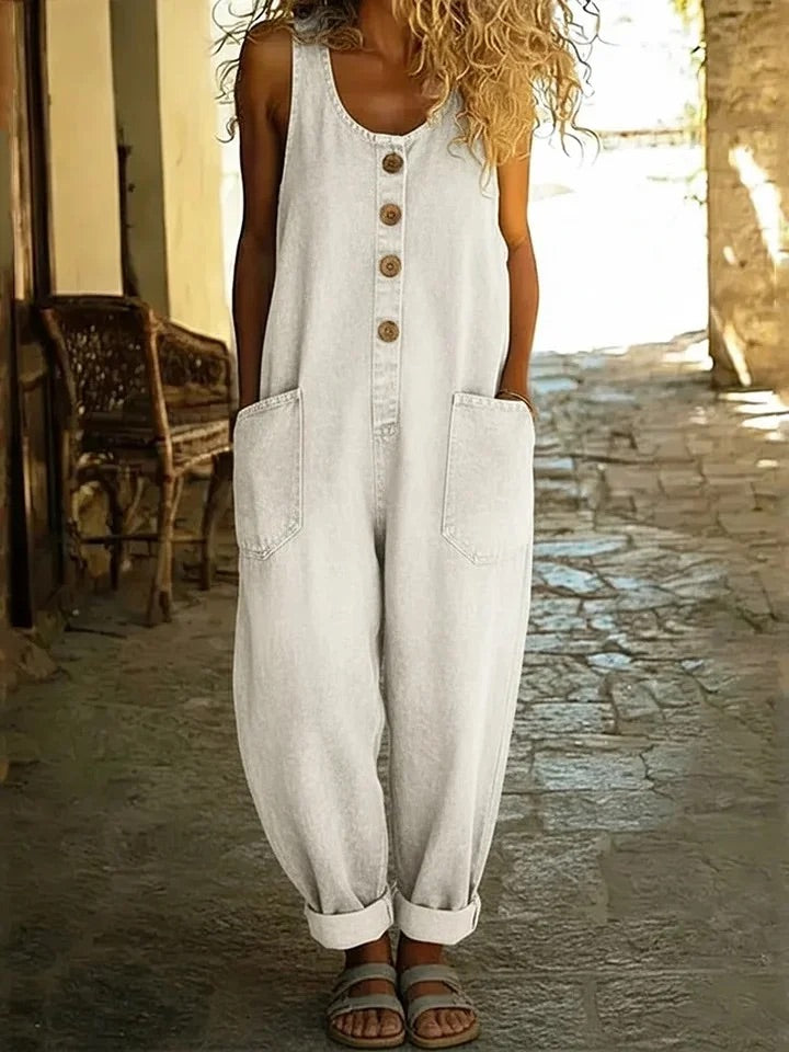 Evelyn | Casual Vintage Denim Overalls