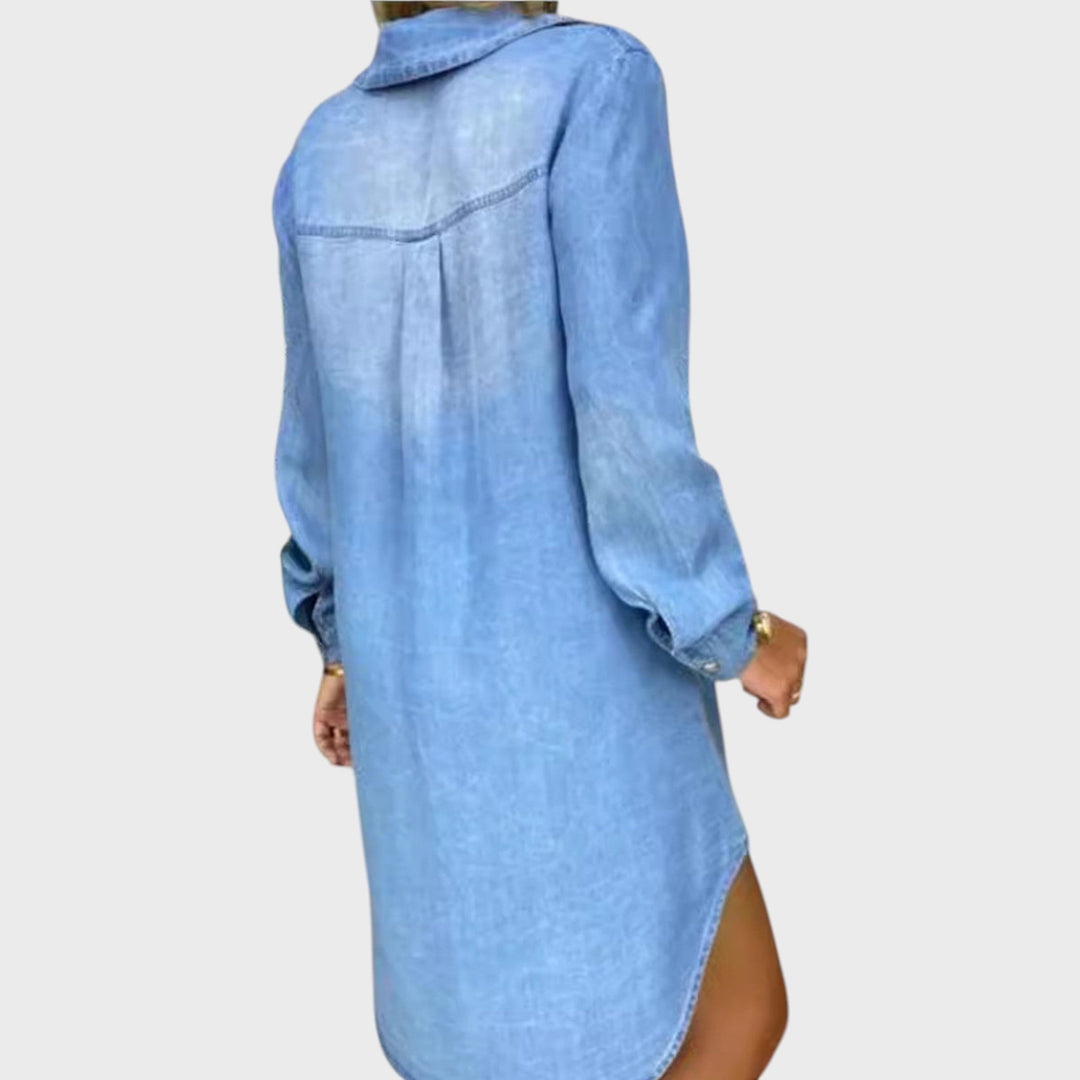 Joanna | Elegant Denim Dress