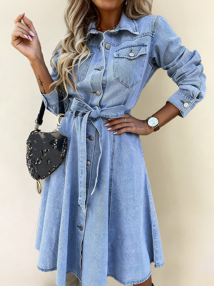 Luna | Everyday Denim Midi Dress