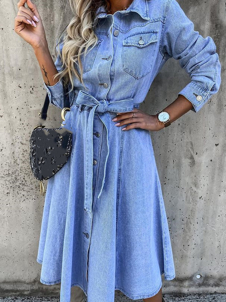 Luna | Everyday Denim Midi Dress