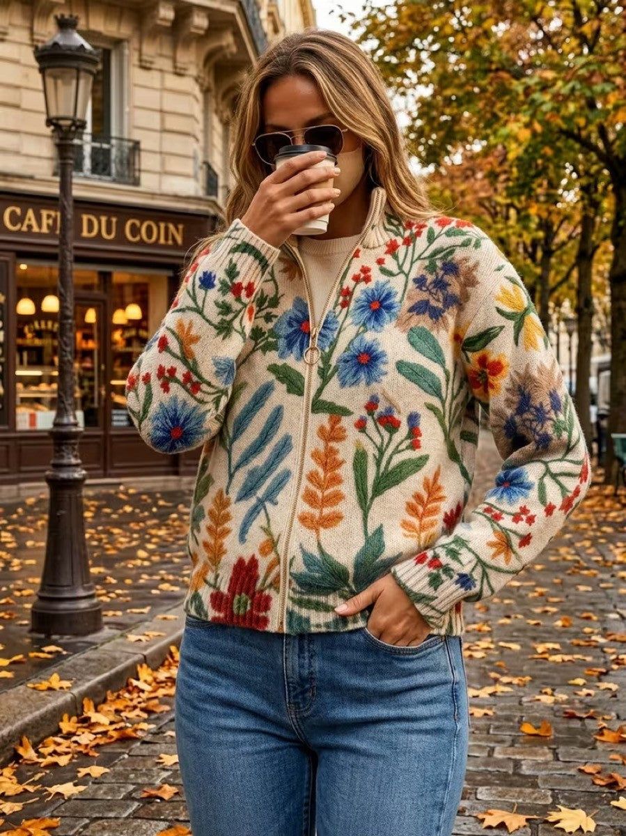 Tabitha | Botanical Garden Floral Cardigan