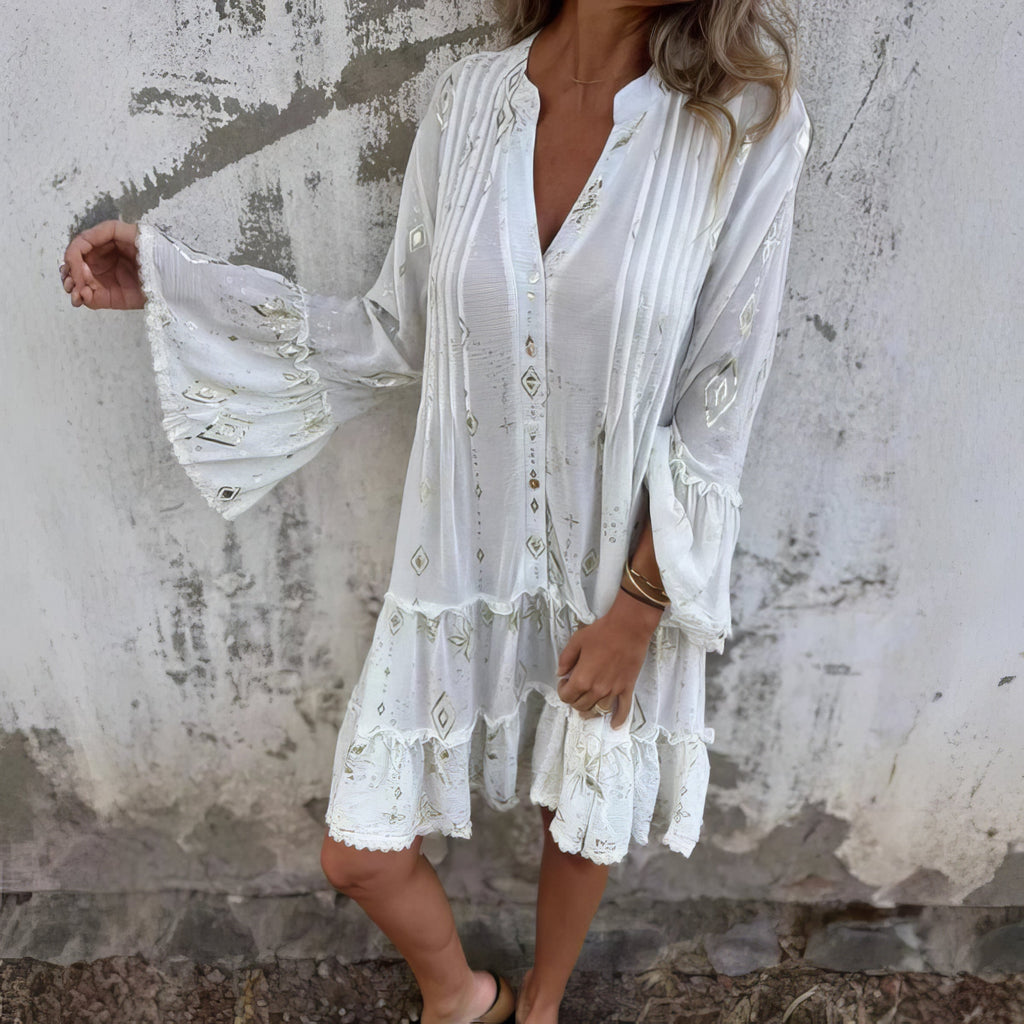 Abigail |  Boho Midi Dress