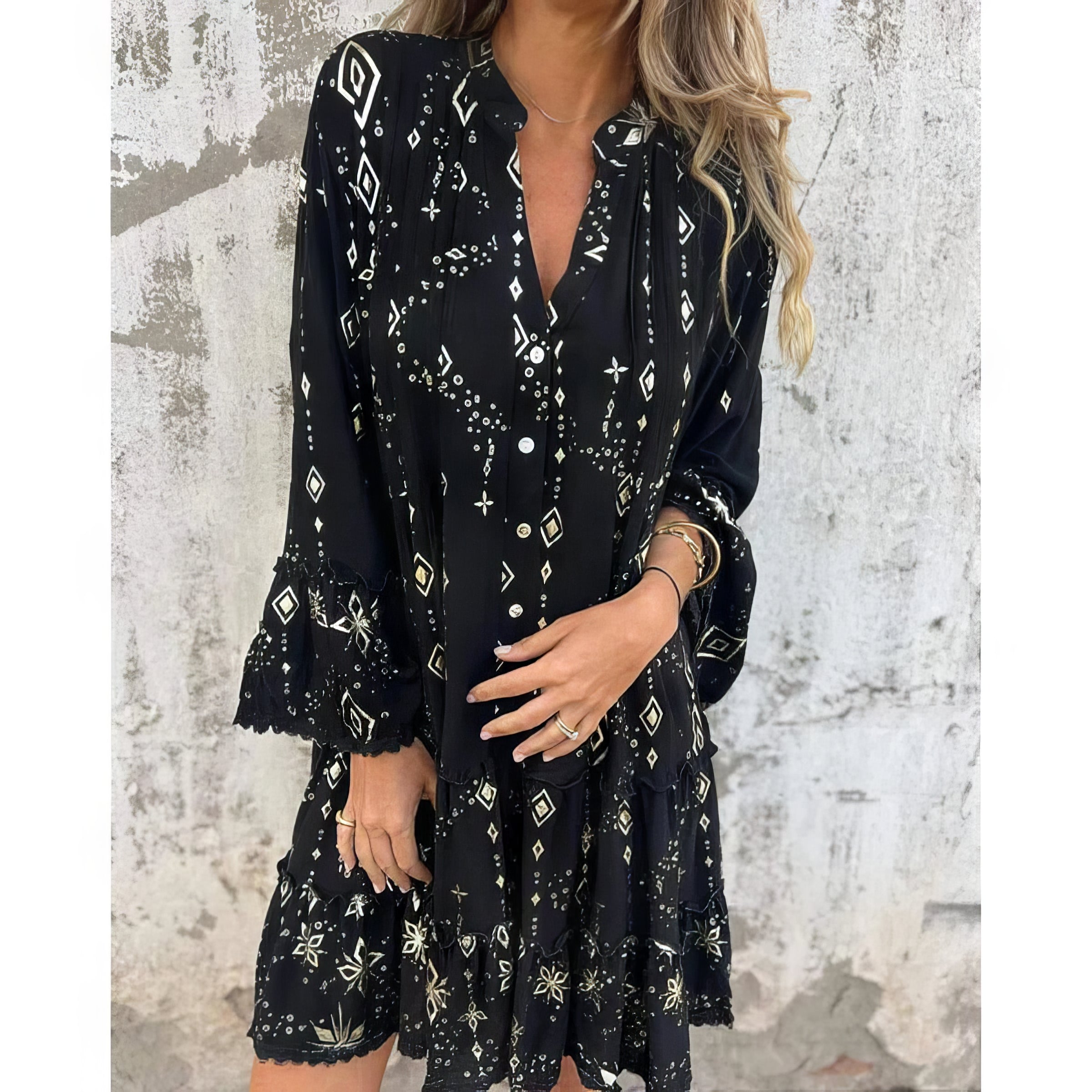 Abigail |  Boho Midi Dress