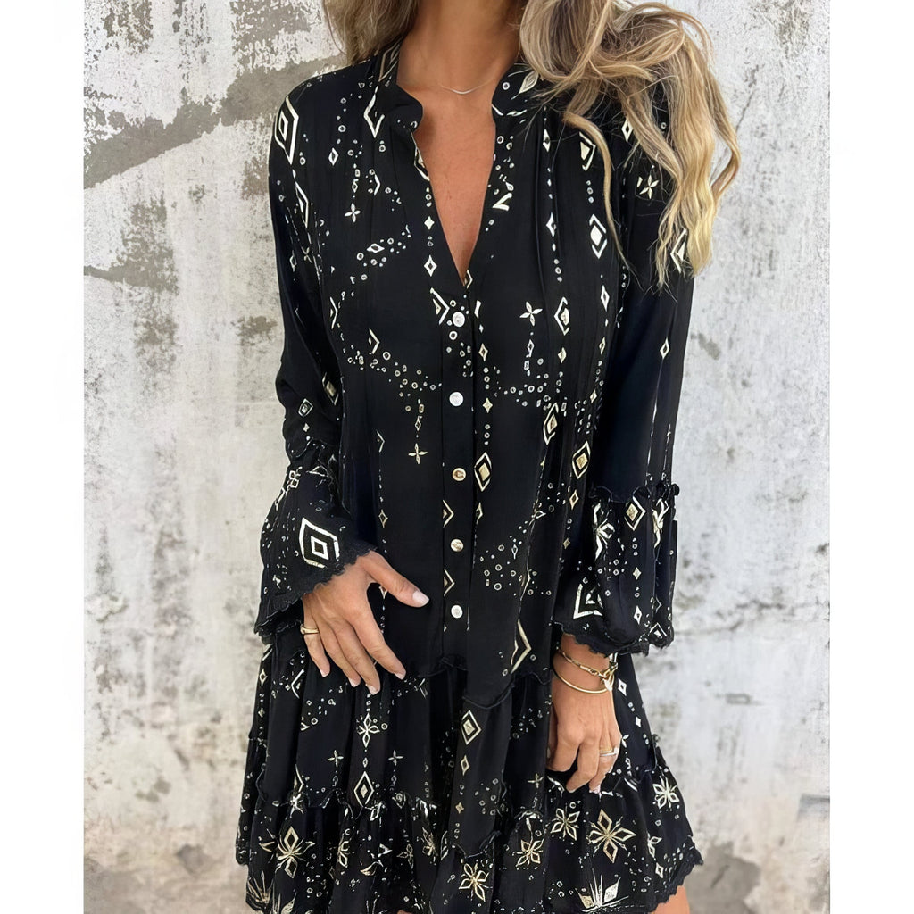 Abigail |  Boho Midi Dress